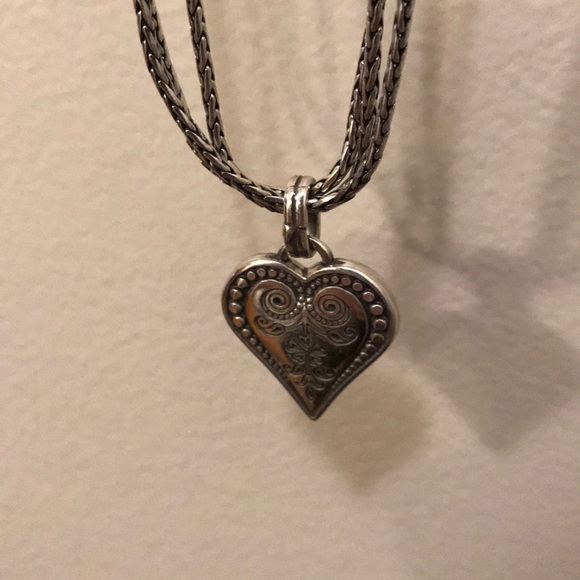 Brighton Silver Heart Necklace - Picture 2 of 6